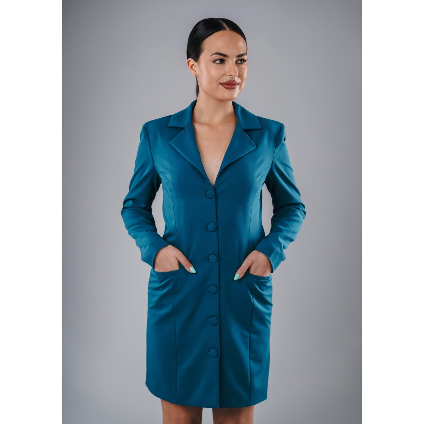 Violet Blazer Dress
