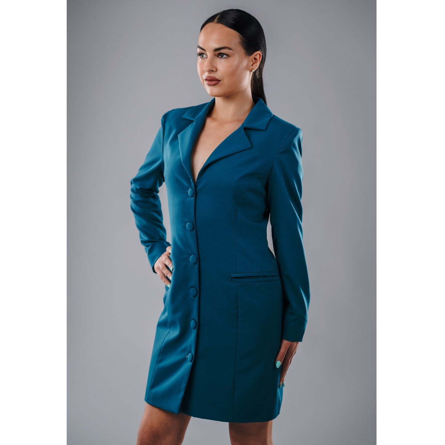 Violet Blazer Dress
